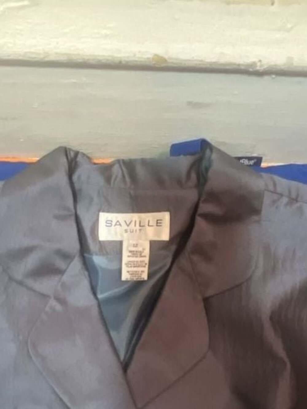 Saville Suit Women's 100% Silk Gray Skirt Suit Set Size 12 - Picture 3 of 16